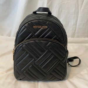 Black Michael Kors back pack